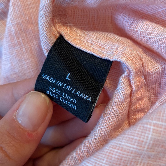 Marc Anthony Linen Blend Button Down - Picture 5 of 5